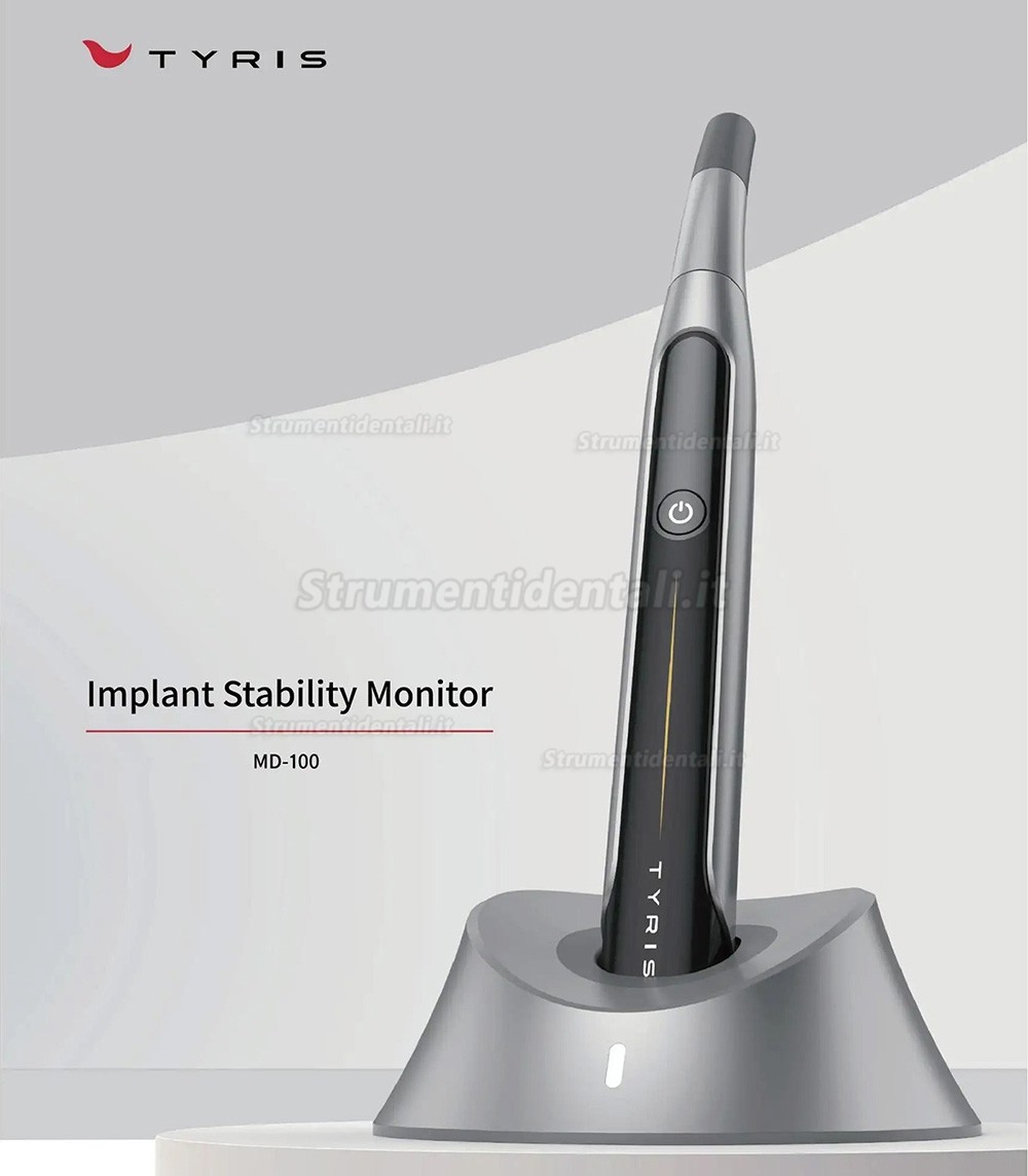 ISQ Misuratore Stabilità Implantare TYRIS MD-100, Dispositivo di misurazione della stabilità dell'impianto ISQ Misuratore Stabilità Implantare TYRIS MD-100, Dispositivo di misurazione della stabilità dell'impianto